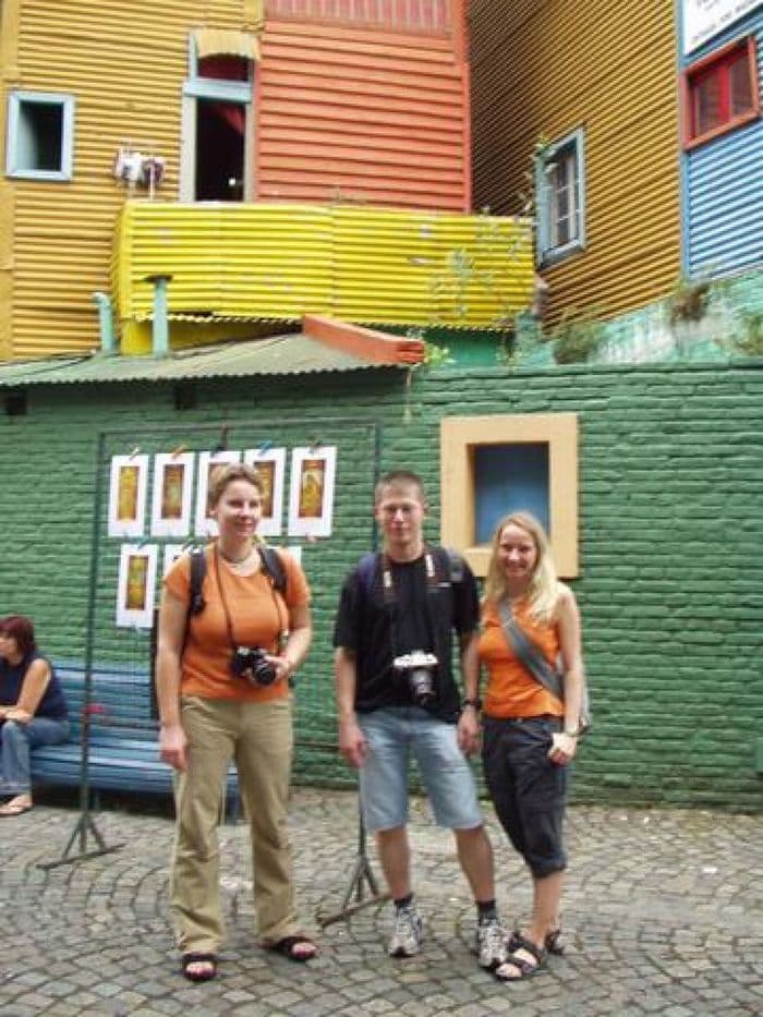 Orange-Team + Peter in Caminito