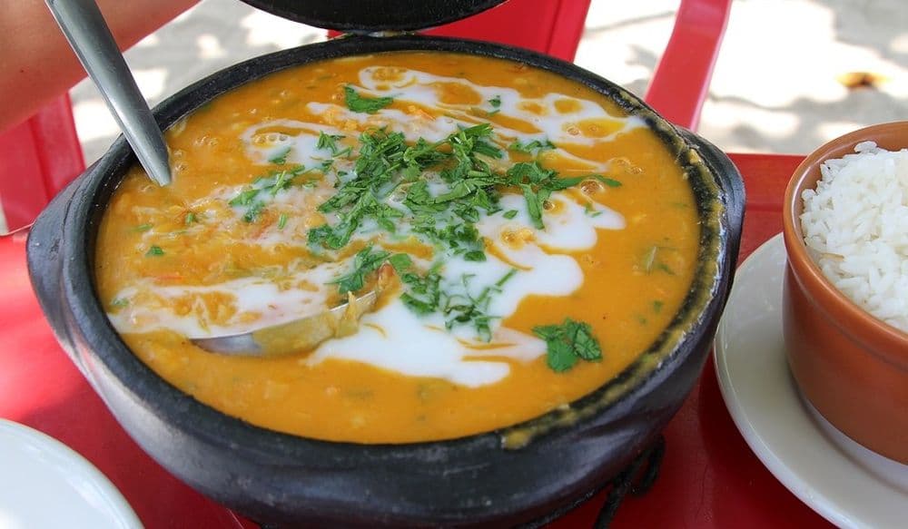 Die Garnelensuppe Bobó de Camarão