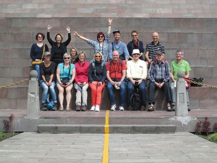 Gruppenbild am Äquator