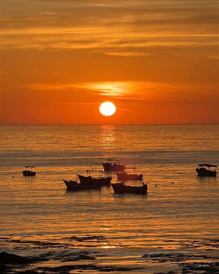 puerto de lomas, sunset