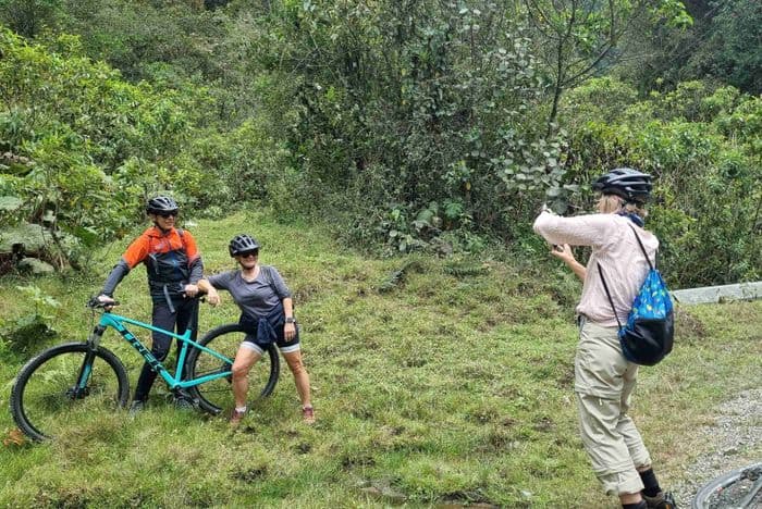 Mountain biking