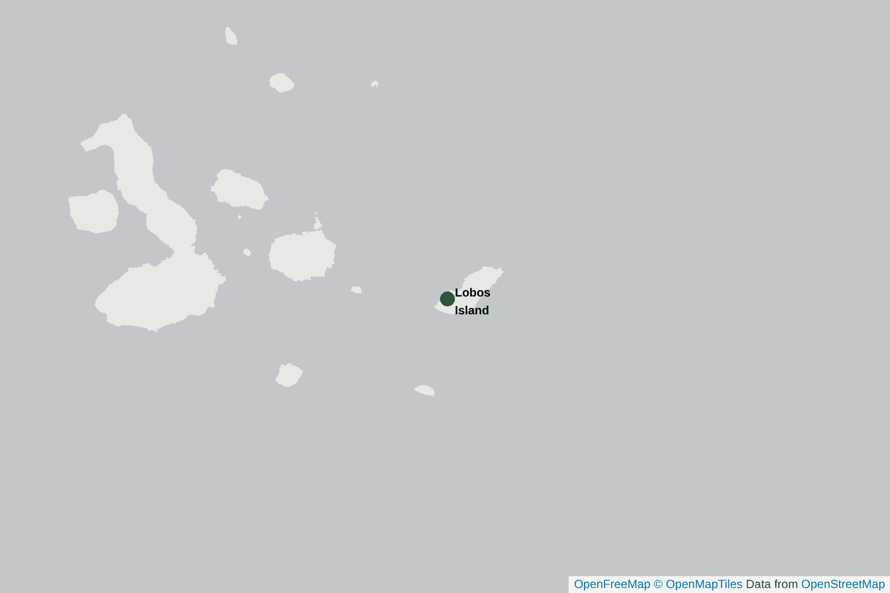 Karte von Lobos Island